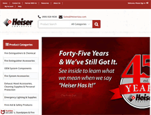 Tablet Screenshot of heiserusa.com